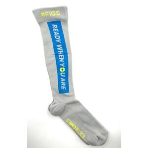 1 Pair FIGS Compression Heart Socks Size Large